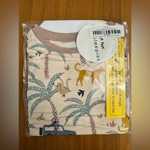 Little Sleepies NIB Wild Escape long sleeve set